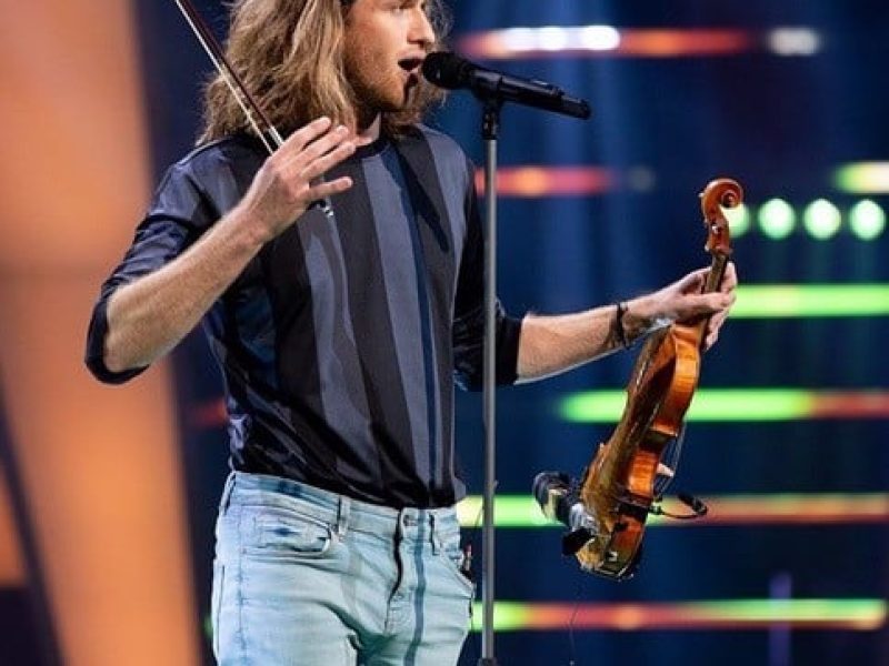Walter de Kok op viool